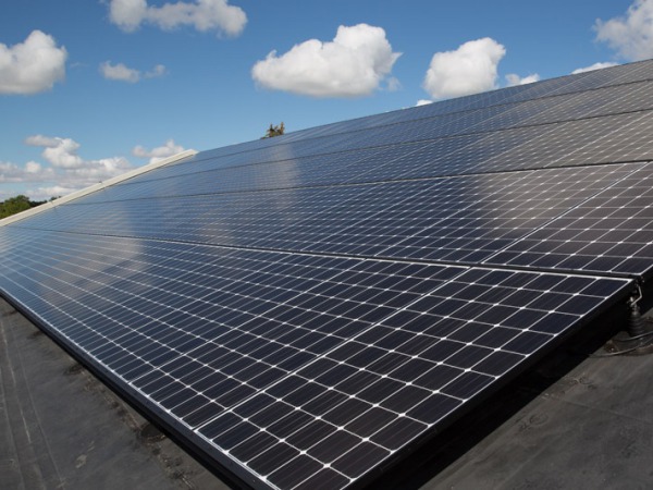 The solar array consists of 110 275-Watt Solar Modules