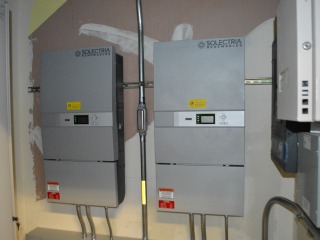 Inverters Located in Mechanical Room