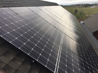 8.4 kW solar array consisting of thirty LG 280-Watt solar modules