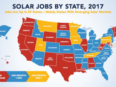 Solar Jobs by State