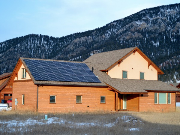 Cole residence with a beautiful backdrop