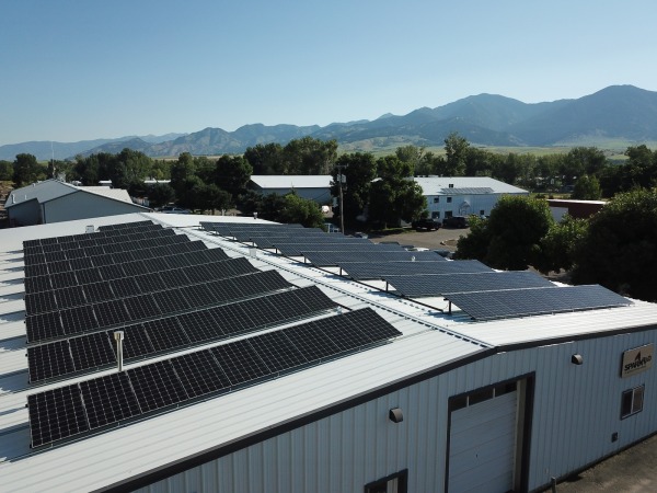 50 kW with a view of the Bridgers