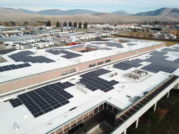 The largest rooftop solar array in the state